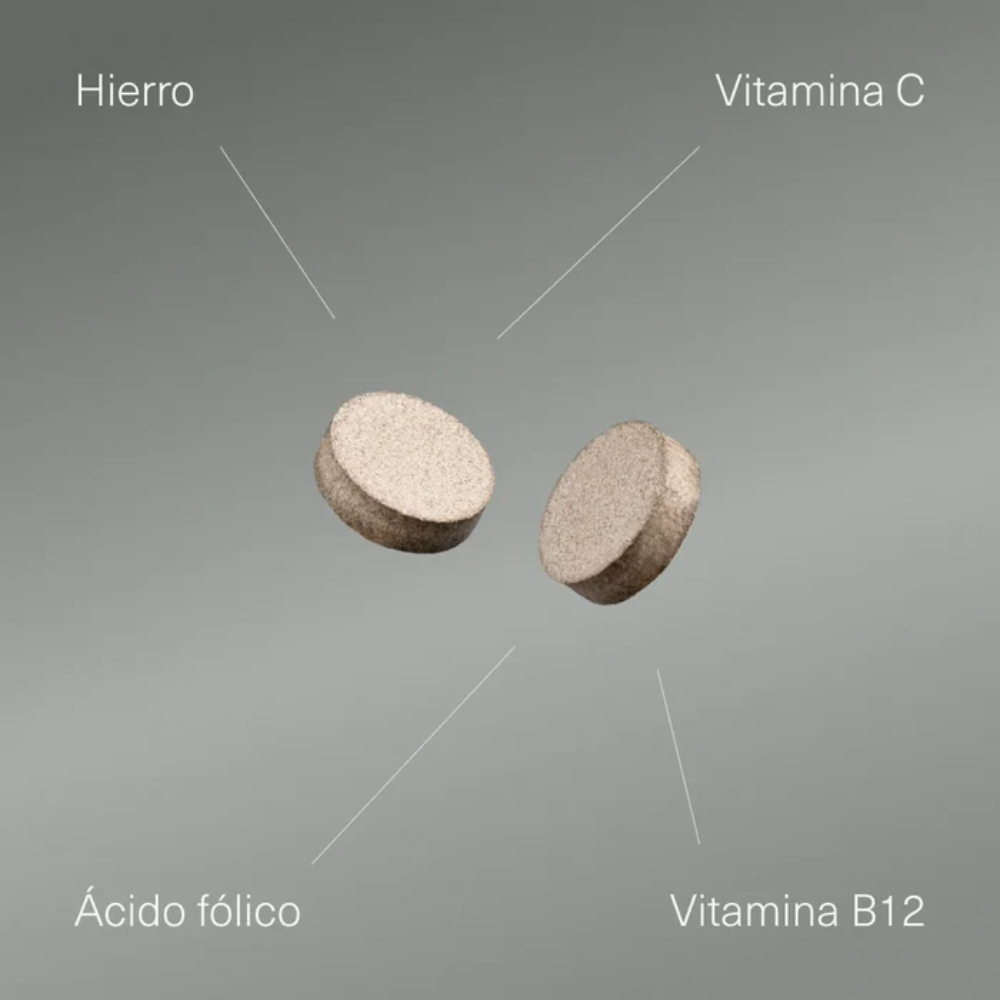 Aldous Hierro con Vitamina C, ácido fólico y B12 400 comprimidos