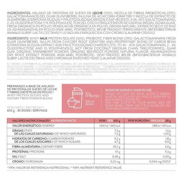 BAIA Fit Blend Fresa 600 g