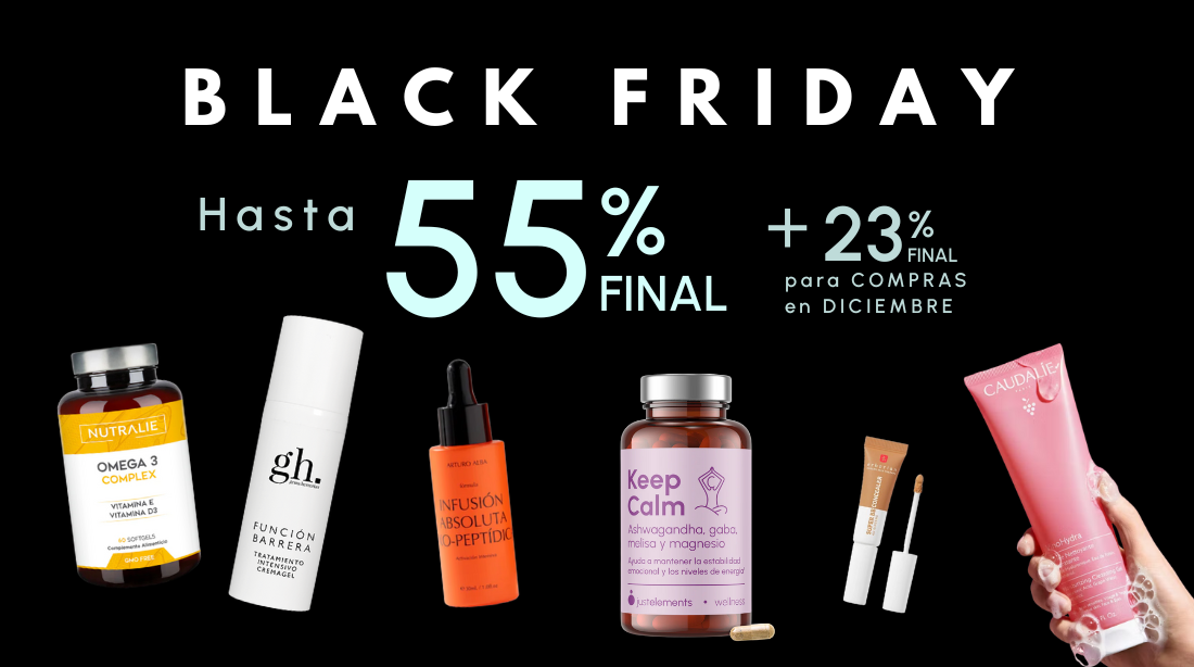 Ofertas de black friday 2025 en cosmética, dermocosmética y parafarmacia en Galileo Farma
