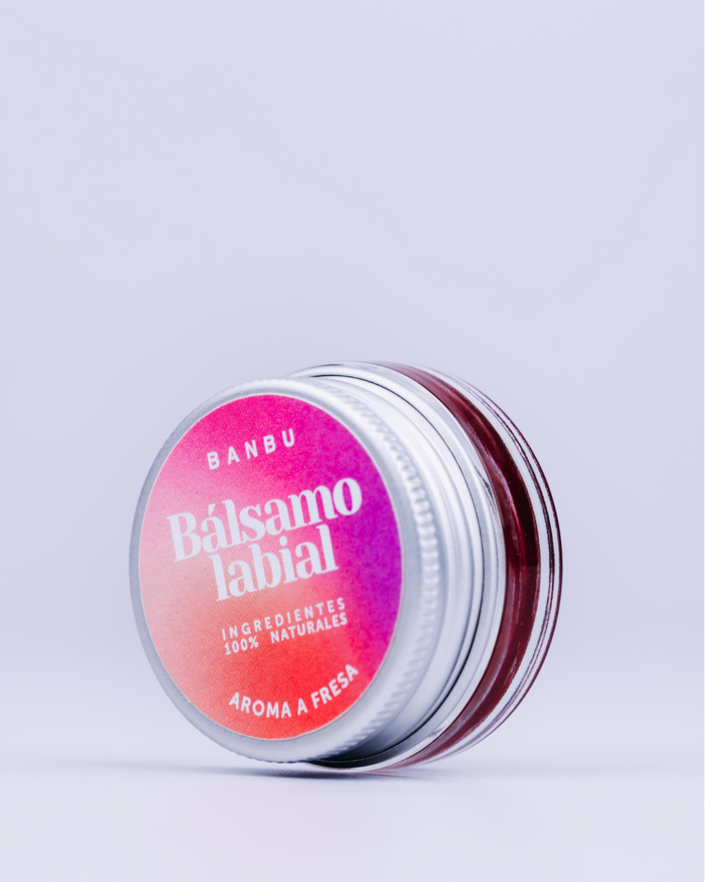 Banbu Bálsamo labial con color rojo 5 ml