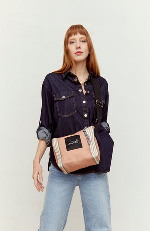 Eturel Bolso Bandolera Sarga Arcilla
