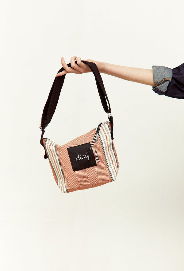 Eturel Bolso Bandolera Sarga Arcilla