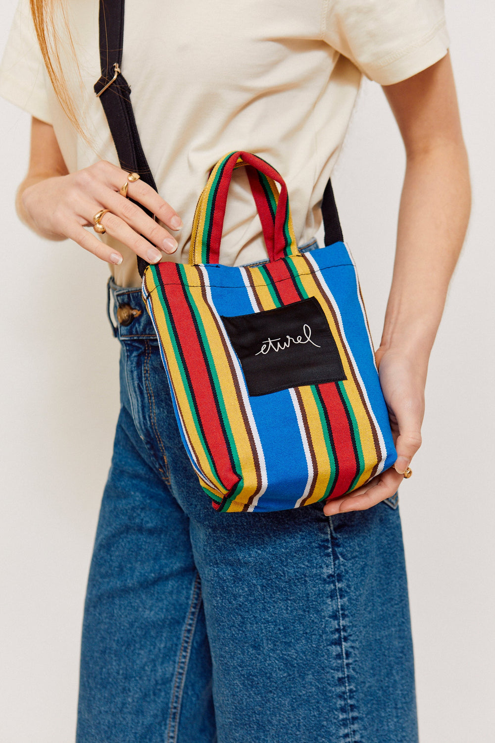 Eturel Bolso bandolera mini azul