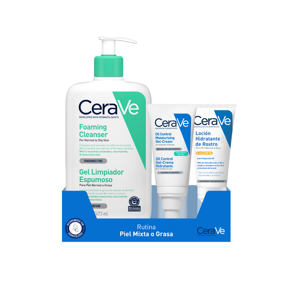 Cerave Rutina Piel mixta o grasa