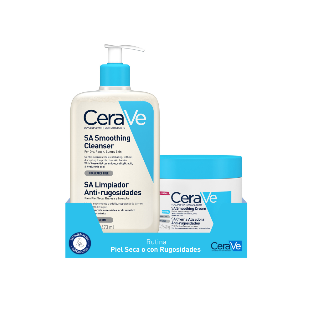 Cerave Rutina Piel seca o rugosidades