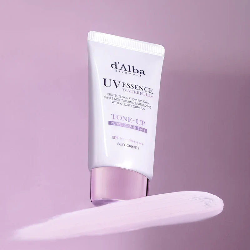 D'Alba Waterfull tone-up sun cream purple SPF50+ PA++++ 50ml