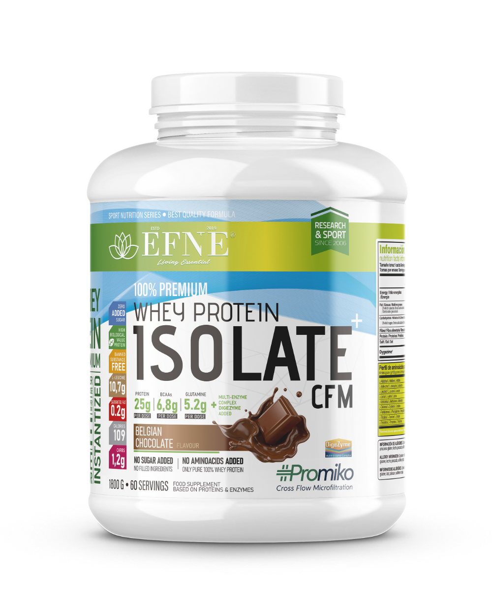 Efne Proteína Isolate chocolate belga