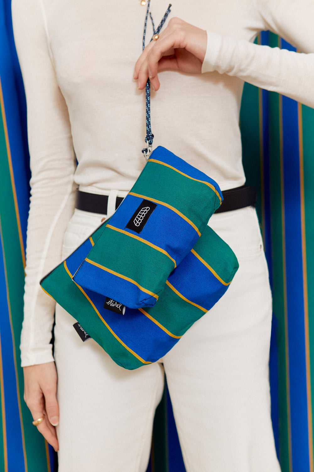 Eturel Neceser lona toldo rayas