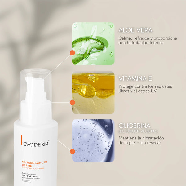 Hairfluencer Evoderm crema solar SPF50+ con Matrixyl 3000 100 ml - 6