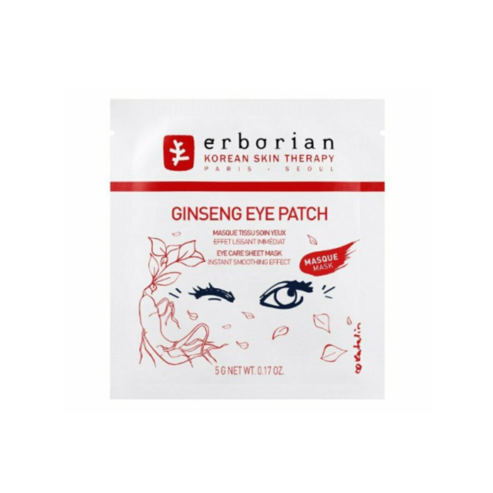 Parches para ojos Erborian Ginseng Eye Patch antifatiga