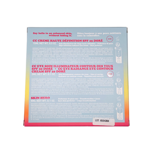 Erborian Pack CC Crème Doré 15 ml + CC Eye Doré 3 ml + Skin Hero 5 ml