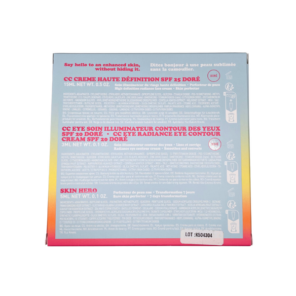 Erborian Pack CC Crème Doré 15 ml + CC Eye Doré 3 ml + Skin Hero 5 ml