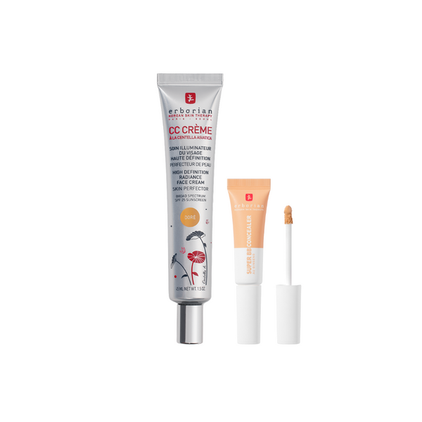 Erborian Pack CC Crème Doré 45 ml + Super BB Concealer Doré 10 ml