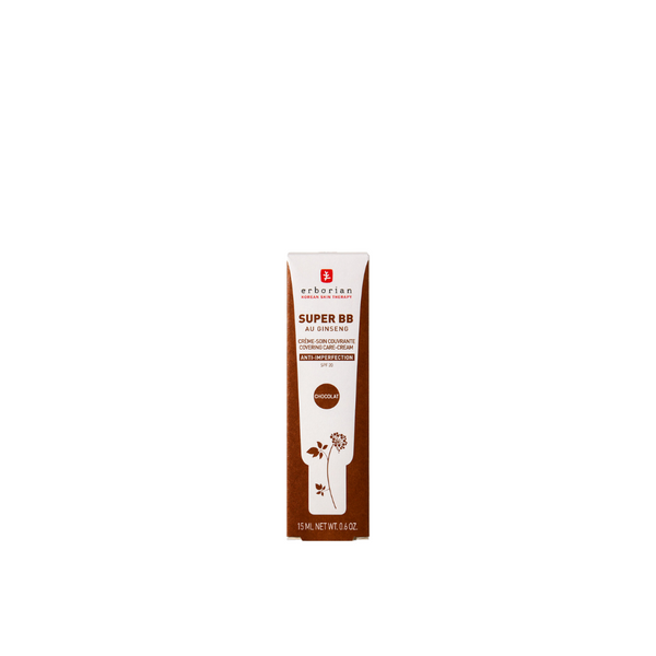 Erborian Super BB Cream CHOCOLAT - Base de maquillaje correctora FPS20 de 15 ml