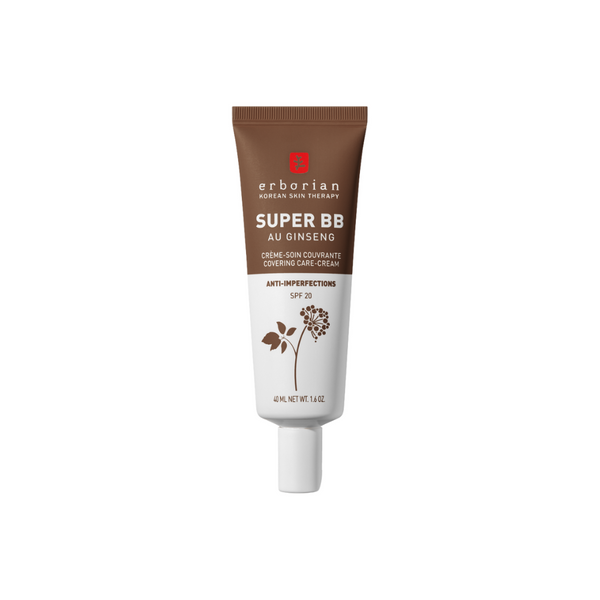 Erborian Super BB Cream CHOCOLAT - Base de maquillaje correctora FPS20 de 40 ml