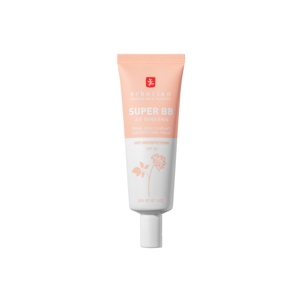 Erborian Super BB Cream CLAIR - Base de maquillaje correctora FPS20 de 40 ml