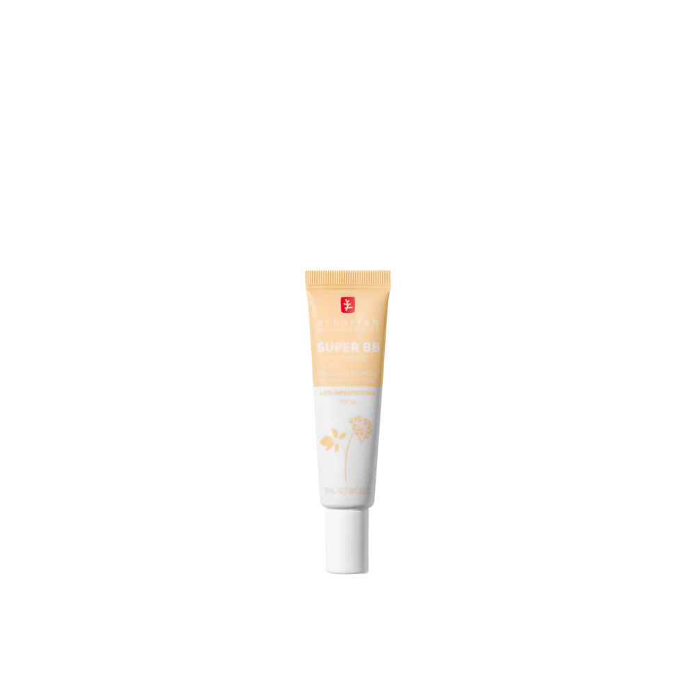 Erborian Super BB Cream NUDE - Base de maquillaje correctora FPS20 de 15 ml