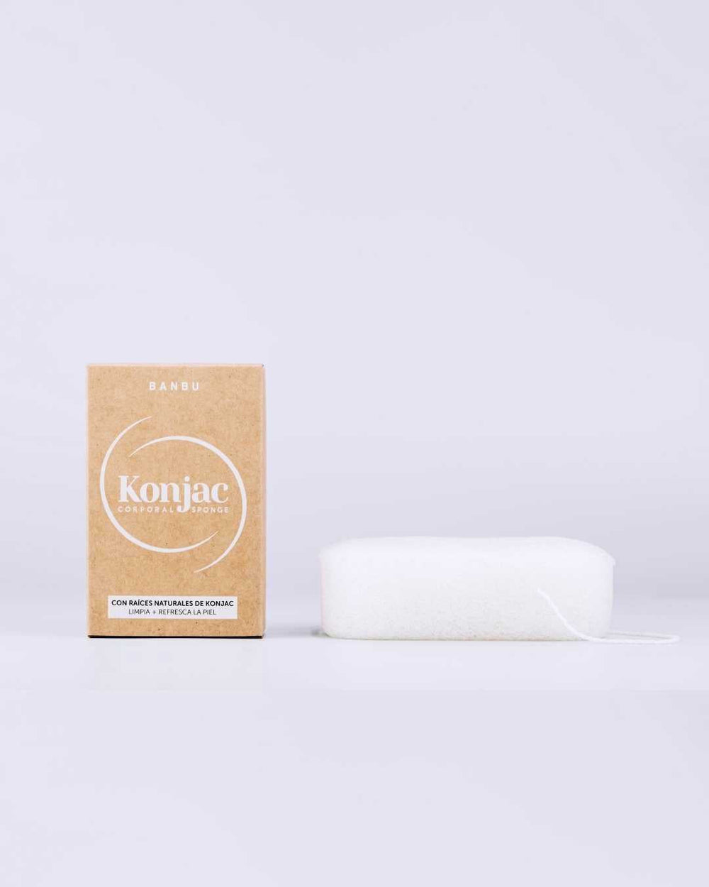 Banbu Esponja konjac corporal purificante natural