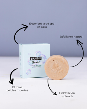 Banbu Exfoliante facial sólido Grace 50 g - 3