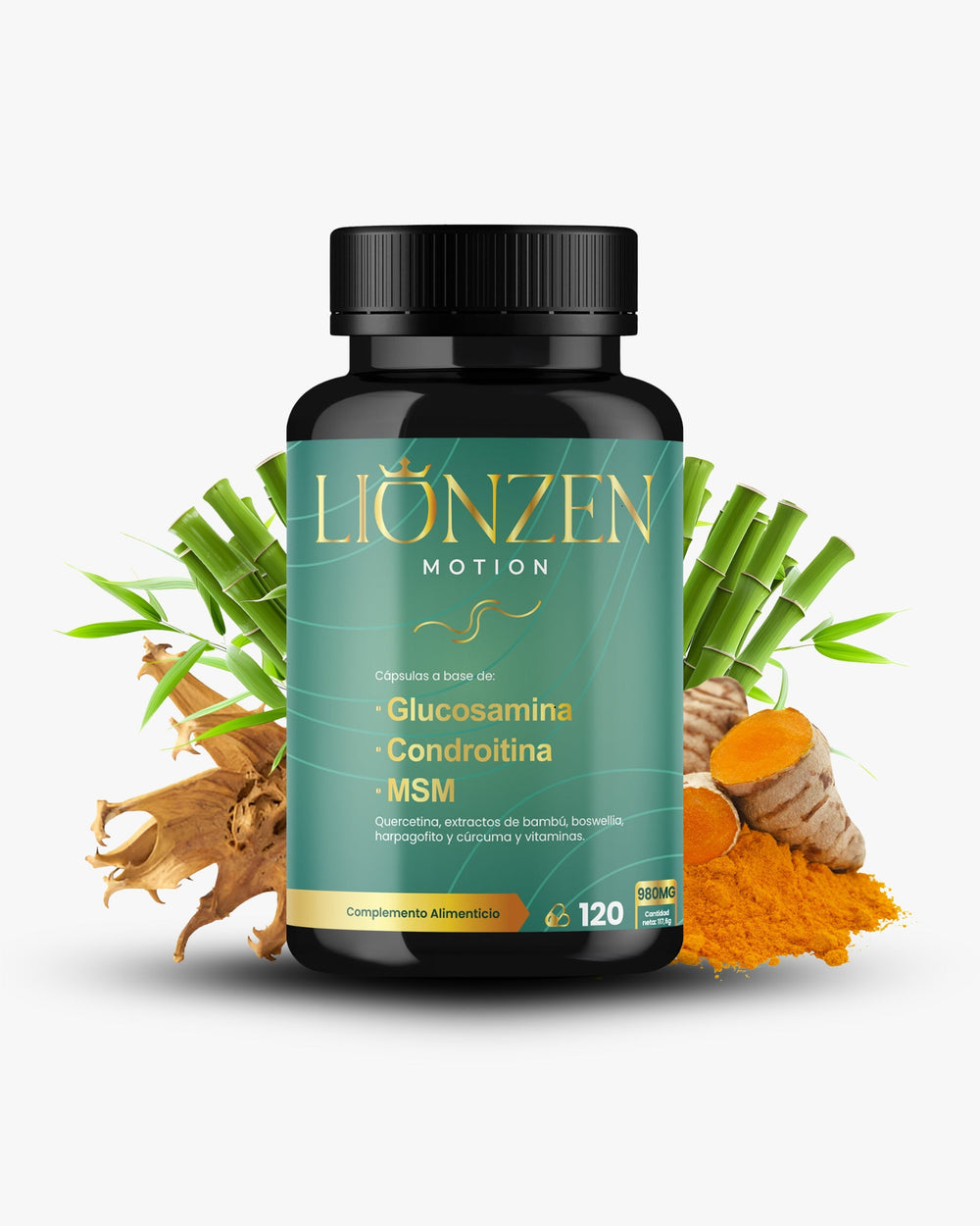 Lionzen Motion complemento alimenticio 120 cápsulas