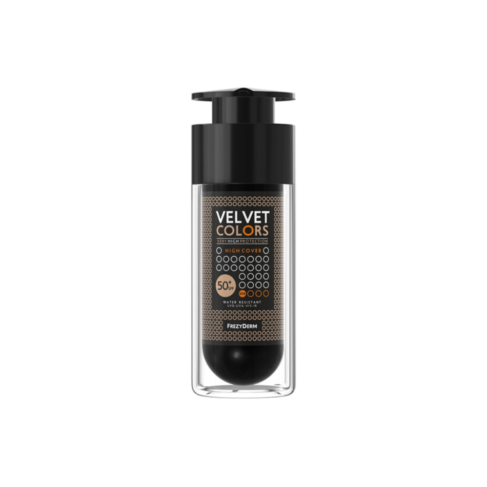 Frezyderm Velvet Colors Maquillaje alta cobertura SPF 50+