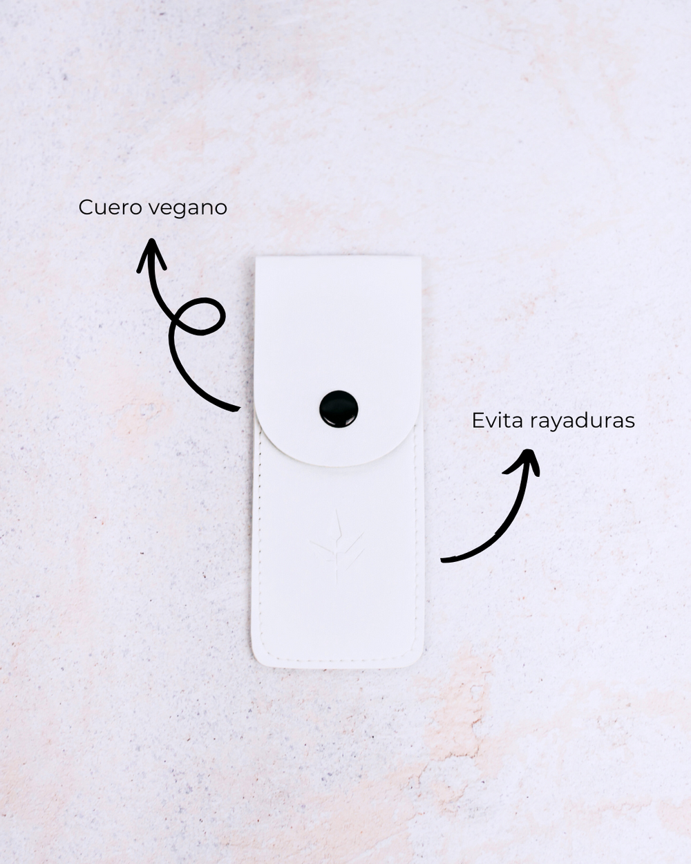 Banbu Funda maquinilla de afeitar blanca