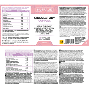 Nutralie Circulatory Complex Diosmina + Hesperidina Piernas Cansadas 60 cápsulas