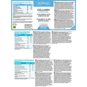Nutralie Colágeno Complex Hidrolizado con Ácido Hialurónico y Q10 60 cápsulas