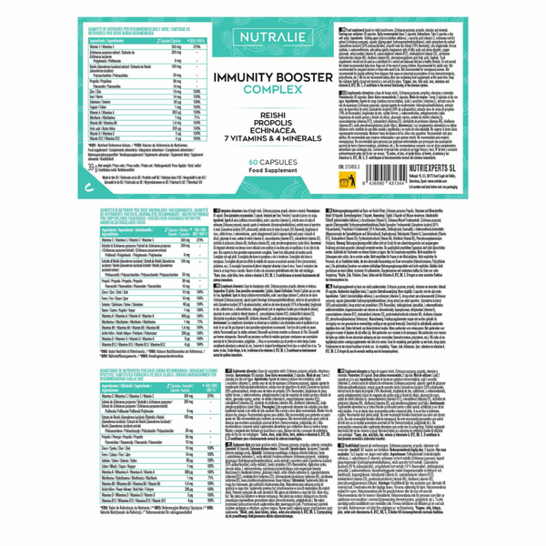 Nutralie Defensas Inmunitarias con Reishi + Propoleo + Equinacea 60 cápsulas