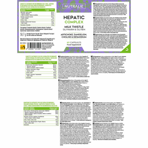 Nutralie Hepatic Complex Cardo Mariano + Alcachofa + Diente León 60 cápsulas
