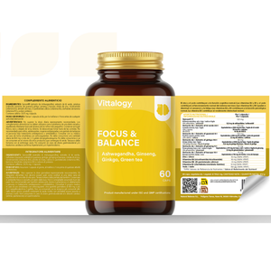 Vittalogy Focus and Balance 60 cápsulas