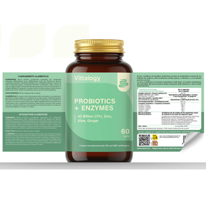 Vittalogy Probiotics & Enzymes 60 cápsulas
