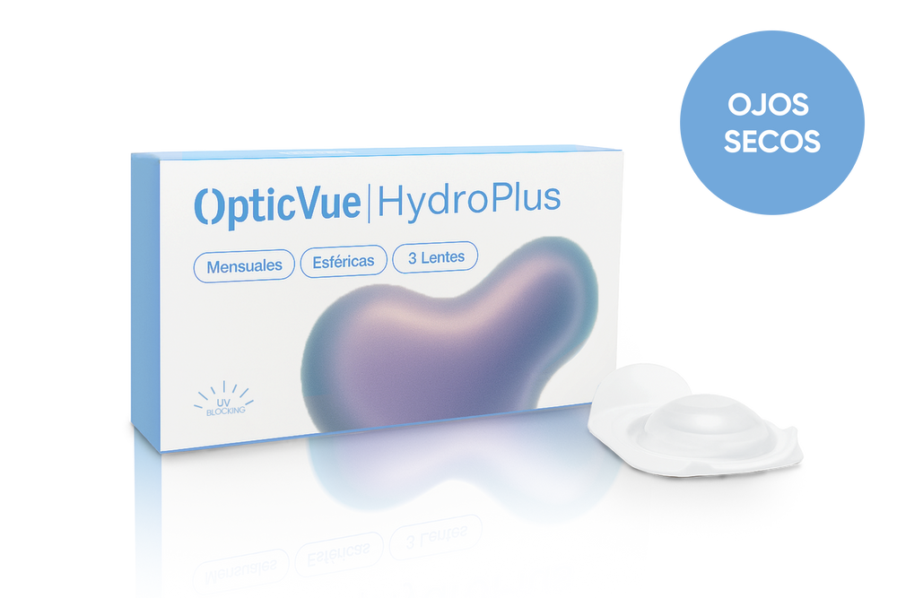 OpticVue HydroPlus Lentillas Mensuales 3 unidades