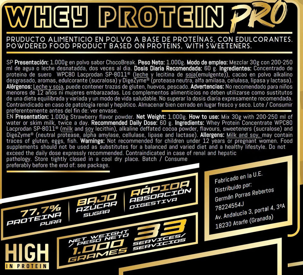 GP Nutrition Whey Protein Lacprodan8011 + Digezyme