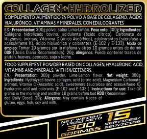 GP Nutrition Colágeno hidrolizado + Ácido hialurónico + magnesio + Vitamina C - 2