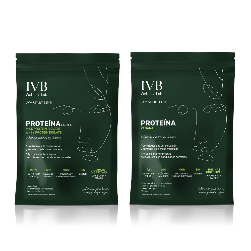IVB Go&Start Pack Proteínas Vegana + Láctea