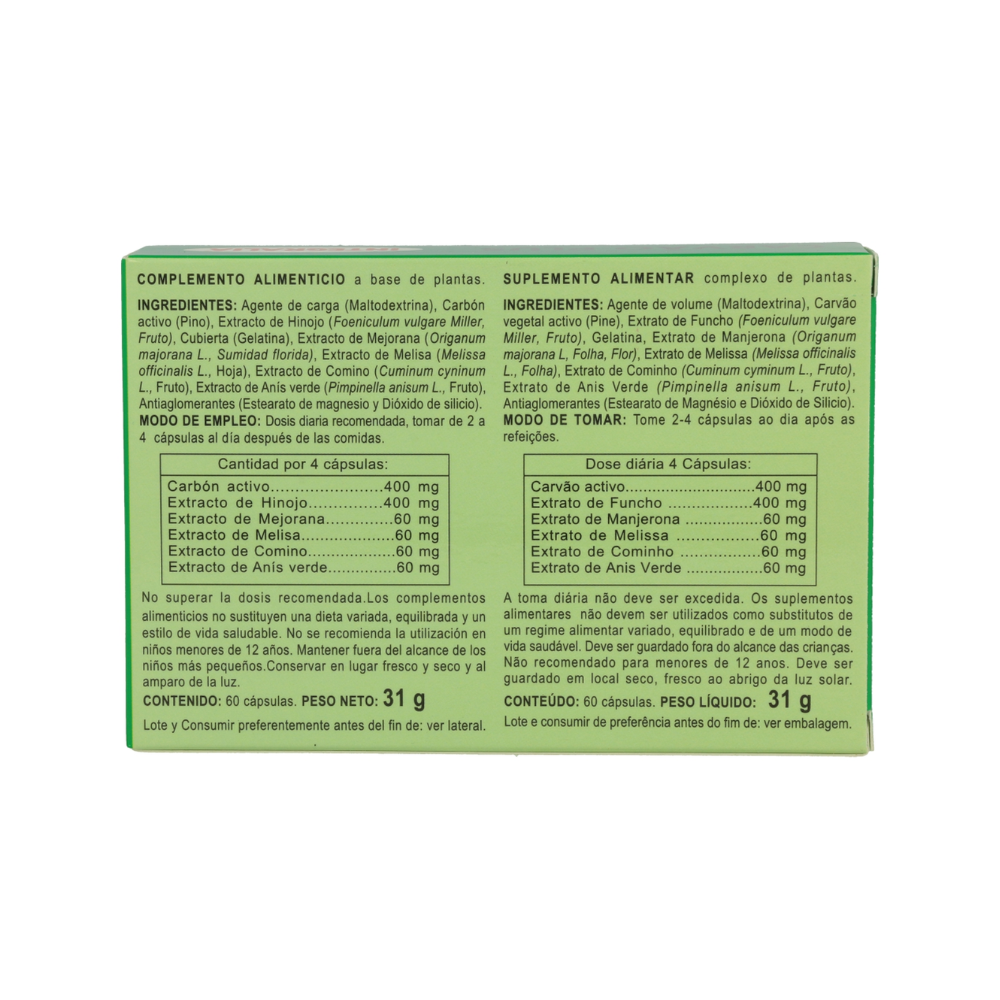 Integralia Carbon Plus 60 capsulas