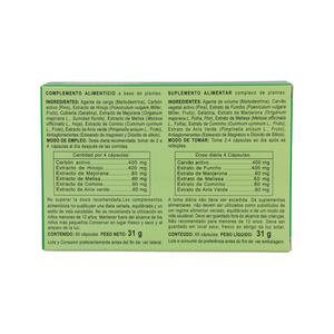Integralia Carbon Plus 60 capsulas