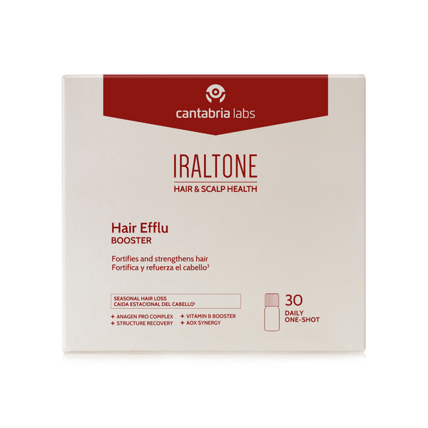 Iraltone Hair Efflu Booster Caida estacional 30 viales de 15 ml