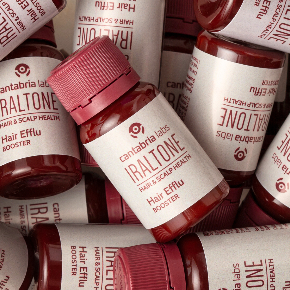 Iraltone Hair Efflu Booster Caida estacional 30 viales de 15 ml