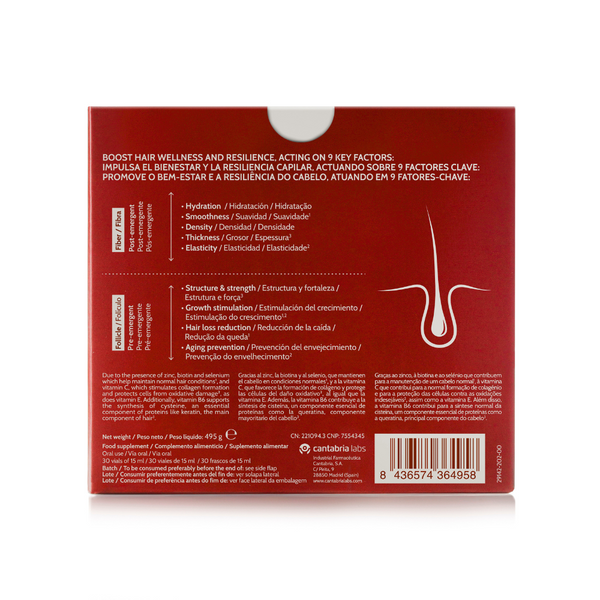 Iraltone Hair Resilience Booster 30 viales de 15 ml 8436574364958