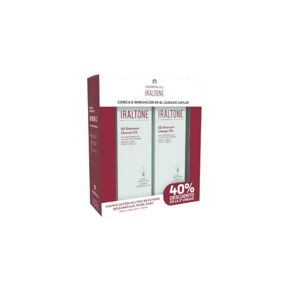 Iraltone Duplo Champú DS para Picor e Irritación 2 x 200 ml 8436574363524