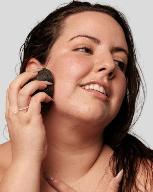 Banbu Esponja konjac facial piel grasa con carbón - 4