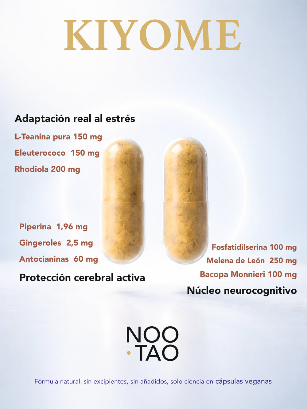 Noo Tao Kiyome 60 cápsulas