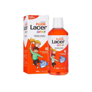 Lacer Junior Colutorio Fluor Sabor Fresa 500 ml 8430340052858