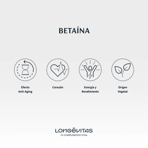 Longevitas Betaína 100 cápsulas - 4