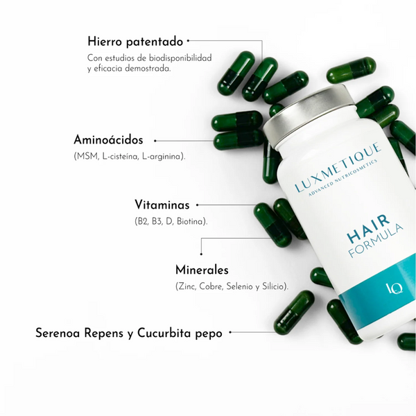 Luxmetique Hair Formula 60 cápsulas