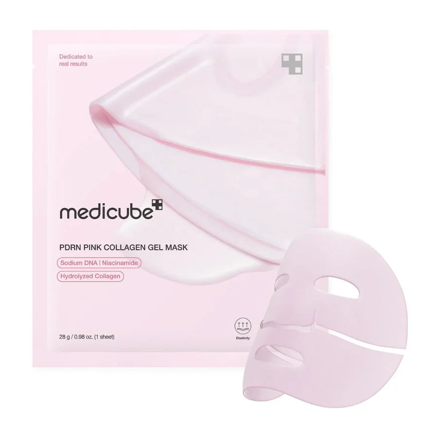 Medicube Mascarilla facial PDRN pink collagen jelly gel mask 28 g