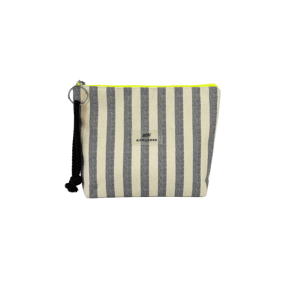 MyWander Grey Stripes Neceser de mujer