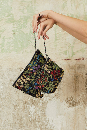 Eturel Neceser tejido jacquard flores margaritas